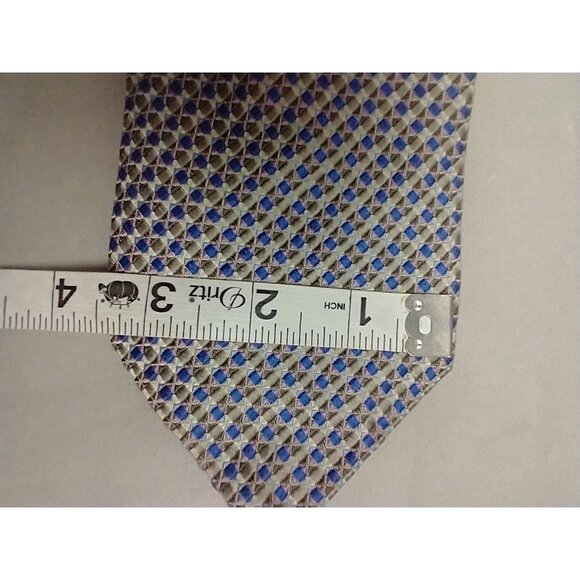 Robert Talbott Nordstrom Best of Class Blue Pink Silk Jacquard Tie Luxury Repp - Picture 8 of 9